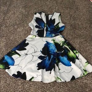 Floral Business Dress
